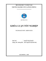 Hoàn thiện công tác kế toán doanh thu, chi phí và xác định kết quả kinh doanh tại công ty TNHH trung trang 