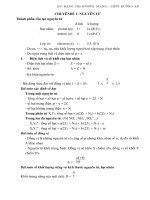 Lý thuyết và Bài tập về nguyên tử có đáp án