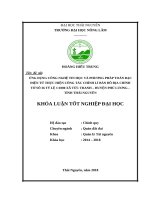 Ứng dụng công nghệ tin học và máy toàn đạc điện tử thực hiện chỉnh lý bản đồ địa chính tờ số 36 tỷ lệ 1 1000 xã tức tranh – huyện phú lương – tỉnh thái nguyên 