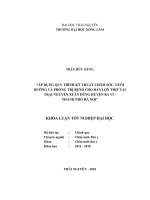 Áp dụng quy trình nuôi dưỡng chăm sóc và phòng trị bệnh cho lợn thịt tại trại nguyễn xuân dũng huyện ba vì   thành phố hà nội 