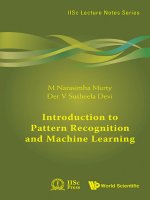 Introduction to pattern recognition and machine learning murty  devi 2014 09 30 