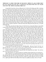 TRÌNH BÀY VÀ PHÂN TÍCH MỘT SỐ NỘI DUNG CHÍNH CỦA QUAN ĐIỂM PHÁT HUY SỨC MẠNH TOÀN DÂN TỘC VÀ NỘI DUNG, GIẢI PHÁP PHÁT HUY SỨC MẠNH TOÀN DÂN TỘC TRONG GIAI ĐOẠN HIỆN NAY