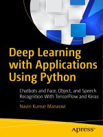 deep learning applications using python 