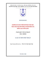 Nghiên cứu phát triển mô hình toán học thích ứng việc mô phỏng chuyển động tàu nhiều loại thiết bị đẩy