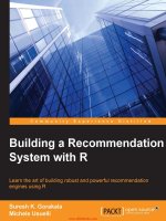 Building a recommendation system with r 
