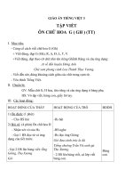 Giáo án Tiếng Việt 3 tuần 11 bài: Tập viết  Ôn chữ hoa: G ( tiếp theo )
