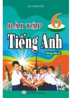 Bài tập tiếng anh 6 (lưu hoằng trí) 
