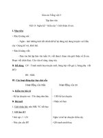 Giáo án Tiếng Việt 3 tuần 15 bài: Tập làm văn  Nghe  kể: Giấu cày, giới thiệu về tổ em