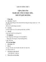Giáo án Tiếng Việt 3 tuần 11 bài: Tập làm văn  Nghe  kể: Tôi có đọc đâu, nói về quê hương