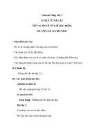 Giáo án Tiếng Việt 3 tuần 14 bài: Luyện từ và câu  Ôn tập về các từ chỉ đặc điểm, ôn tập câu, Ai như thế nào?