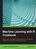 Machine learning with r cookbook 