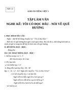 Giáo án Tiếng Việt 3 tuần 11 bài: Tập làm văn  Nghe  kể: Tôi có đọc đâu, nói về quê hương