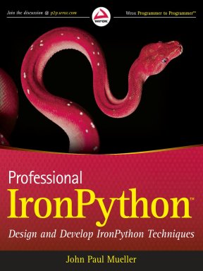 Professional.IronPython.John.Paul.Mueller.2010