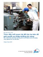 Các chiến lược phát triển kỹ năng đổi mới để đẩy nhanh sự nghiệp công nghiệp hóa của Việt Nam