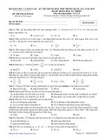 Dap an giai chi tiet de thi tham khao THPT quoc gia mon ly cua bo GD DT 2019 