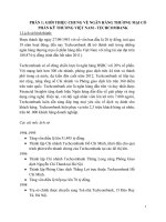 PHẦN 1: GIỚI THIỆU CHUNG VỀ NGÂN HÀNG THƯƠNG MẠI CỔ PHẦN KỸ THƯƠNG VIỆT NAM  TECHCOMBANK