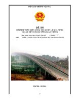 ĐỀ ÁN ĐỔI MỚI TOÀN DIỆN CÔNG TÁC QUẢN LÝ NHÀ NƯỚC CỦA VỤ KẾT CẤU HẠ TẦNG GIAO THÔNG