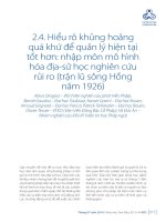 Hiểu rõ khủng hoảng quá khứ để quản lý hiện tại tốt hơn: nhập môn mô hình hóa địa-sử học nghiên cứu rủi ro (trận lũ sông Hồng năm 1926)