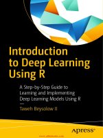 Introduction to deep learning using r 