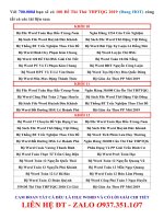 Tuyển tập những câu trắc nghiệm toán hình học không gian hay có đáp án (ôn thi THPT quốc gia )