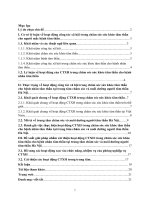 Hoạt động công tác xã hội trong chăm sóc sức khỏe tâm thần cho bệnh nhân tâm thần tại trung tâm chăm sóc và nuôi dưỡng người tâm thần Hà Nội