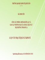 CÔNG TÁC PHÒNG CHỐNG BUÔN LẬU VÀ GIAN LẬN THƯƠNG MẠI CỦA CHI CỤC QUẢN LÝ  THỊ TRƯỜNG TỈNH SƠN LA