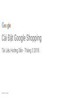 Tài liệu google shopping (quảng cáo mua sắm) – tiếng việt