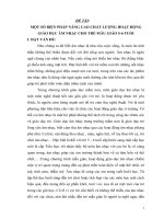 MỘT SỐ BIỆN PHÁP NÂNG CAO CHẤT LƯỢNG HOẠT ĐỘNG GIÁO DỤC ÂM NHẠC CHO TRẺ MẪU GIÁO 5_6 TUỔI