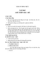 Giáo án Tiếng Việt 3 tuần 20 bài: Tập đọc  Chú ở bên Bác Hồ