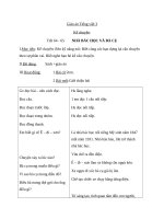 Giáo án Tiếng Việt 3 tuần 22 bài: Kể chuyện  Nhà bác học và bà cụ