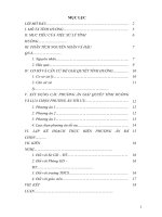 Tiểu luận quản lý nhà nước ngạch chuyên viên. phương án xử lý tình huống Giáo viên không thực hiện việc phân công chuyên môn của lãnh đạo nhà trường