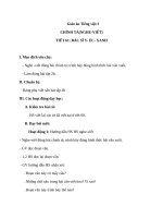 Giáo án Tiếng Việt 3 tuần 31 bài: Chính tả  Nghe  viết: Bác sĩ Yécxanh, phân biệt r, d, gi; dấu hỏi, dấu ngã