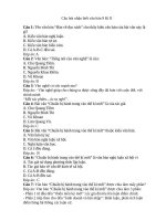 Câu hỏi nhận biết văn bản 9 ki 2 