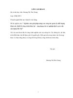 nâng cao chất lượng lựa chọn nhà thầu tại dự án cải tạo một số hồ chứa nước thuộc ban quản lý dự án sông tích 