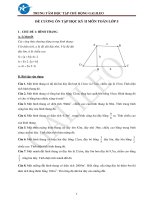 Đề cương ôn tập học kỳ II môn toán lớp 5