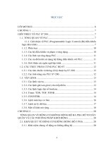 Tìm hiểu máy điện không đồng bộ rô to dây quấn, thiết kế mạch khởi động cho động cơ không đồng bộ rô to dây quấn dùng PLC S7 200