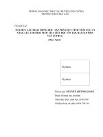 skkn TỔ CHỨC CÁC HOẠT ĐỘNG HỌC  TẬP PHÁT HUY TÍNH TÍCH CỰC VÀ NĂNG LỰC CHO HỌC SINH  QUA TIẾT HỌC  ÔN TẬP, BÀI TẬP MÔN VẬT LÍ THCS.