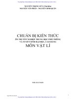 BỘ đề TRẮC NGHIỆM ôn tâp KIẾN THỨC vật lí 12 