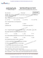 ĐỀ lí và đáp án THPT CHUYÊN đh VINH NGHỆ AN lần 2 