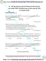 06  52 bài tập chuyên đề lượng tử ánh sáng   có lời giải chi tiết 