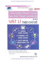 Ebook  giai bai tap trac nghiem vat ly theo chu de 3 tran trong hung 1 7867 