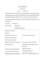 Giáo án Tiếng Việt 3 tuần 13 bài: Tập làm văn: Viết thư