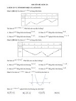 HÀM ẨN VÀ CÁC BÀI TOÁN ỨNG DỤNG ĐẠO HÀM