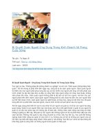 Bí quyết quản người ứng dụng trong kinh doanh và trong cuộc sống