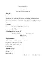 Giáo án Tiếng Việt 3 tuần 15 bài: Kể chuyện  Hũ bạc của người cha