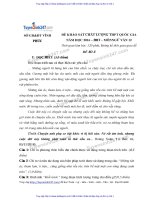 ĐỀ văn và đáp án sở GD VĨNH PHÚC đề 3 