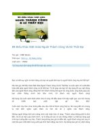 89 điều khác biệt giữa người thành công và kẻ thất bại