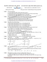 ĐỀ lý và đáp án THPT PHAN CHU TRINH PHÚ yên lần 1 