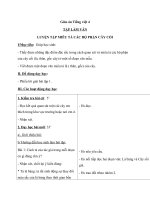 Giáo án Tiếng Việt 4 tuần 22 bài: Tập làm văn  Luyện tập miêu tả các bộ phận của cây cối