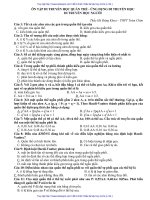 100 câu TRẮC NGHIỆM ôn tập CHƯƠNG 3,4,5 